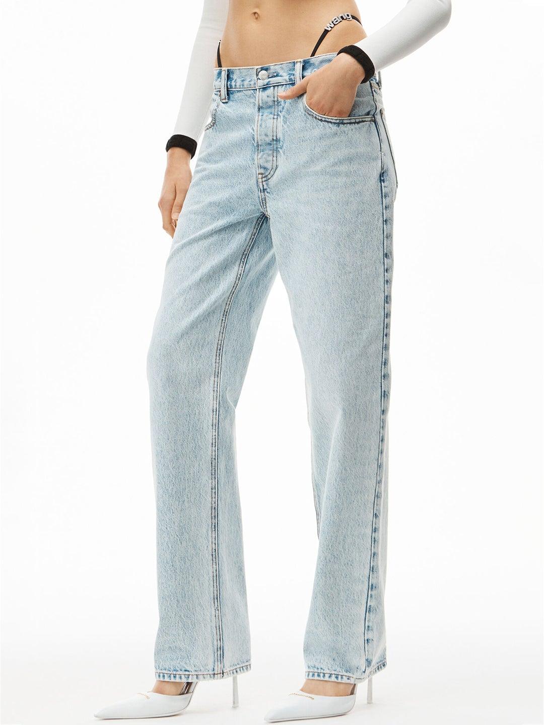 Alexander Wang Denim Strap-detail Jeans 