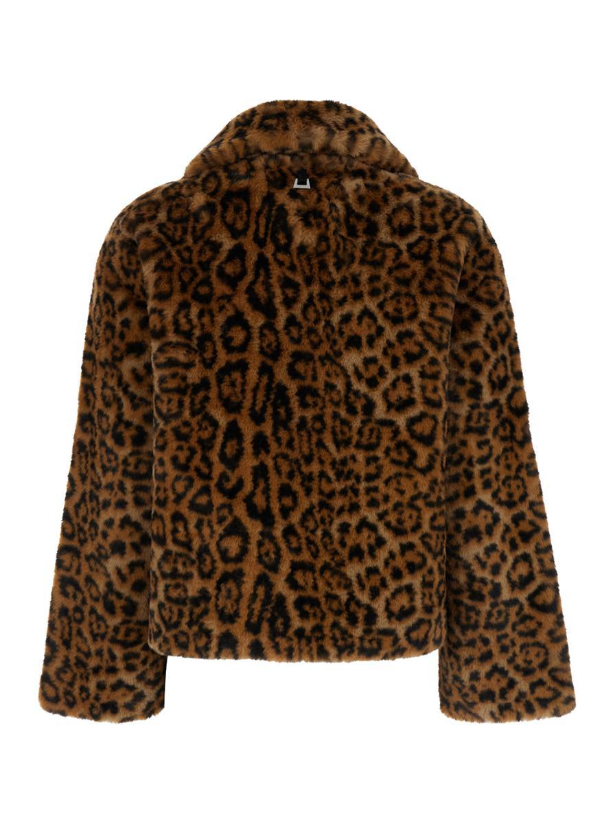 Apparis margot leopard coat deals