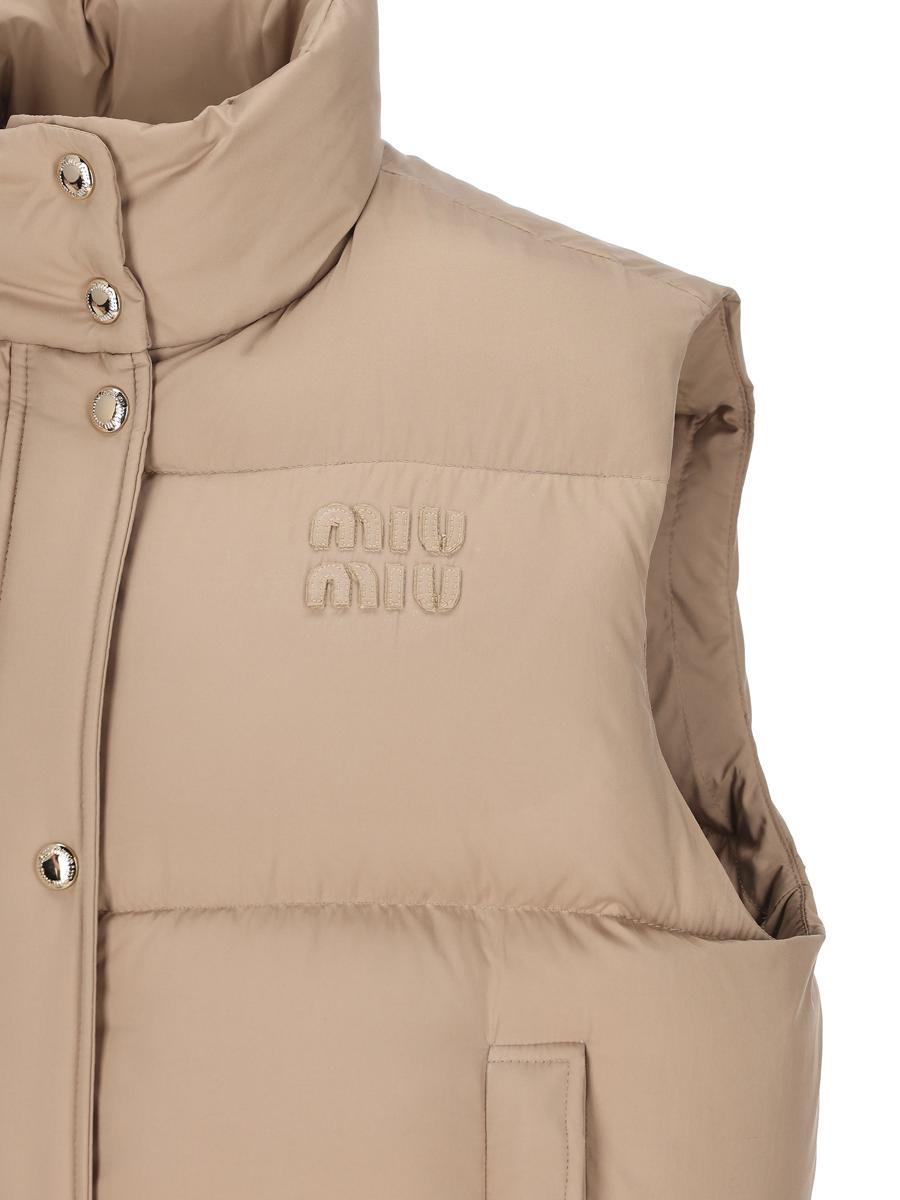 ミュウミュウ Miu Miu Lyocell Jacket MIU MIU(ミュウミュウ) オーバーサイズ チノ ブルゾンジャケット