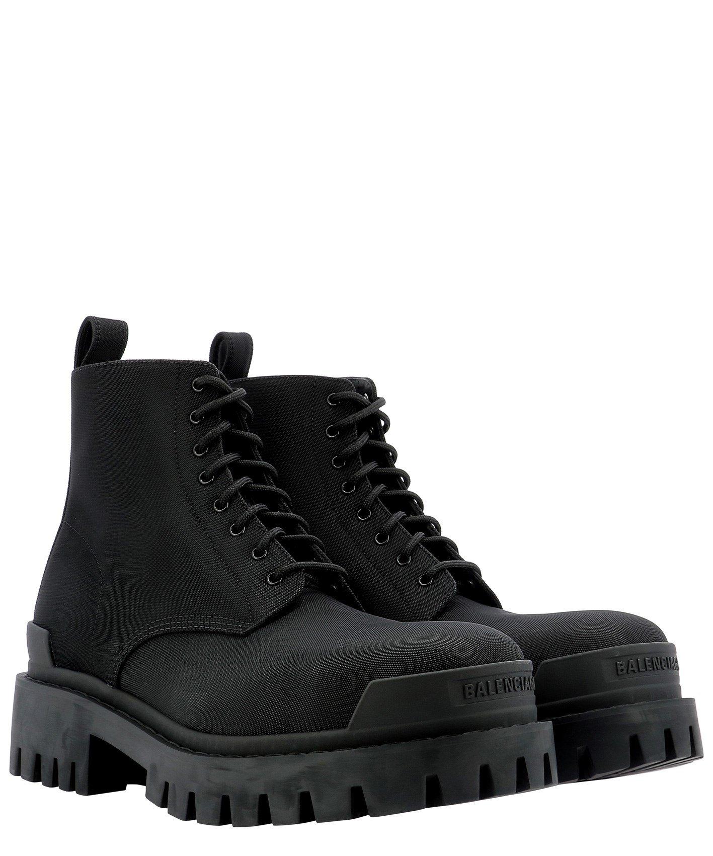 balenciaga shoes black triple s