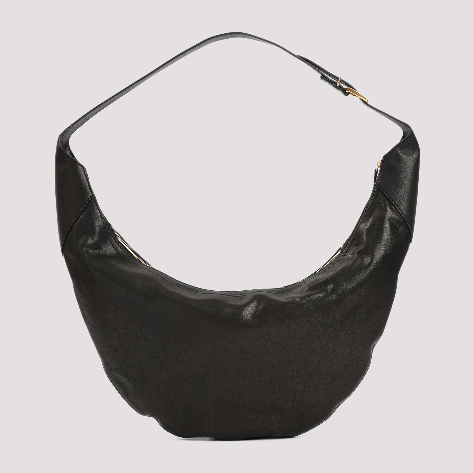 Black designer hobo bag hot sale