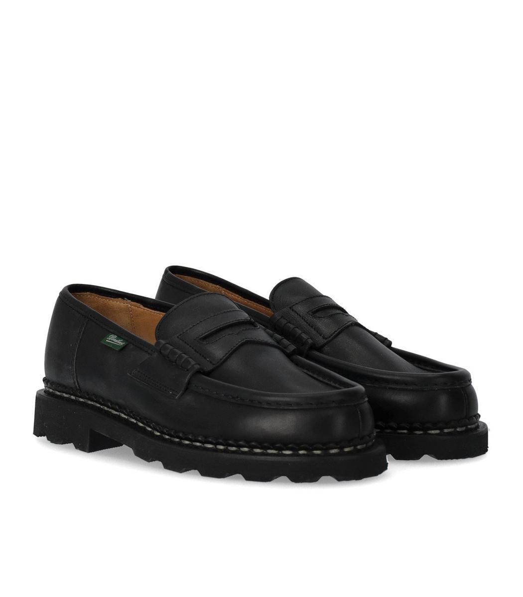 Paraboot Reims Marche Black Loafer for Men | Lyst UK