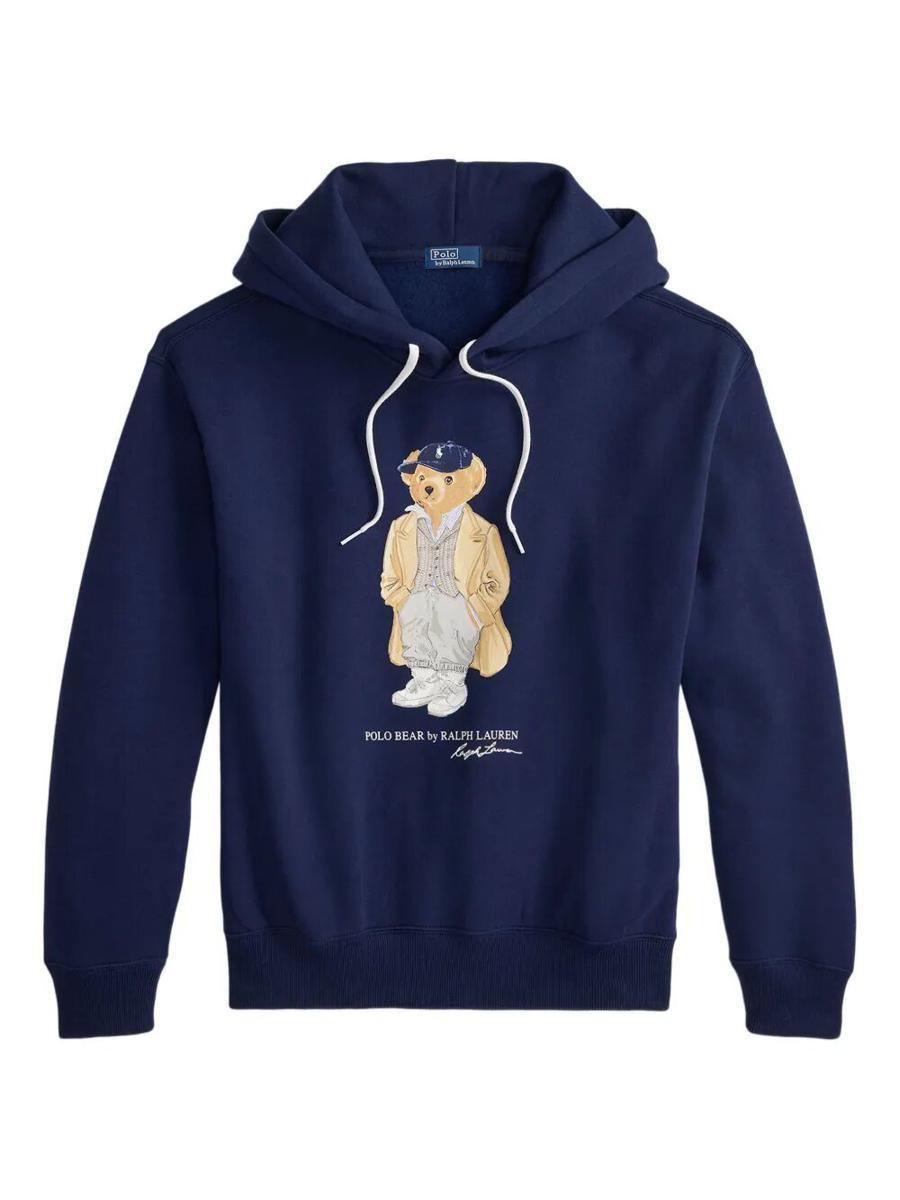 パーカー・フーディ POLO RALPH LAUREN FELPA IN COTONE CON LOGO Polo Ralph Lauren White cotton hoodie | TheDoubleF