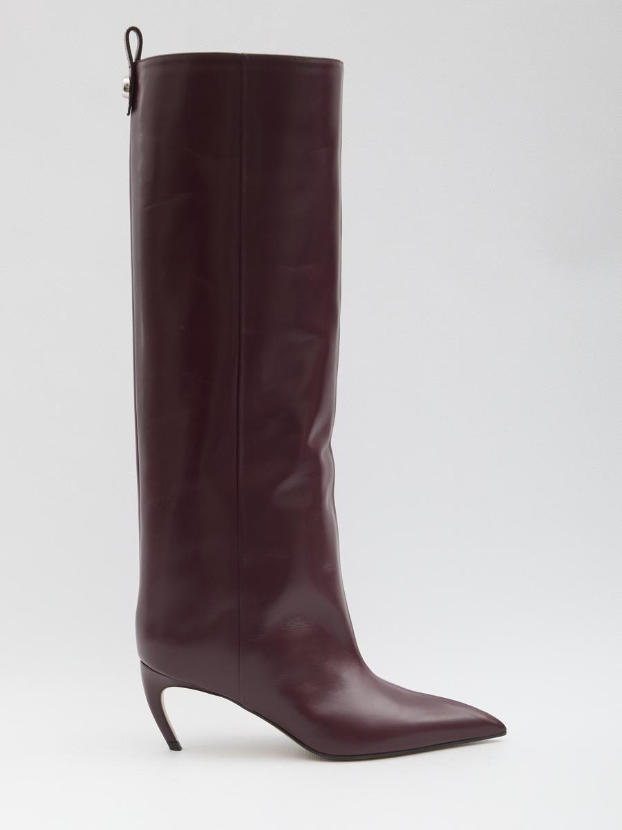 Purple Knee-high boots for Women | Lyst