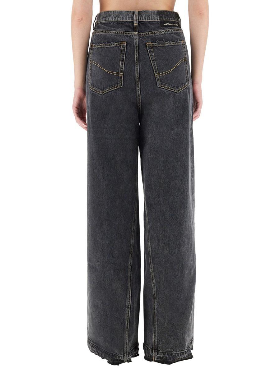 デニム・ジーパン STELLA MCCARTNEY Women Denim Pants 6D01813SPH441000 Black Women's Jeans | High Waisted, Boyfriend & Skinny | Stella