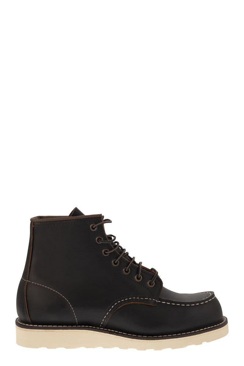 Red Wing Classic Moc Leather Boot With Laces in Black for Men Lyst