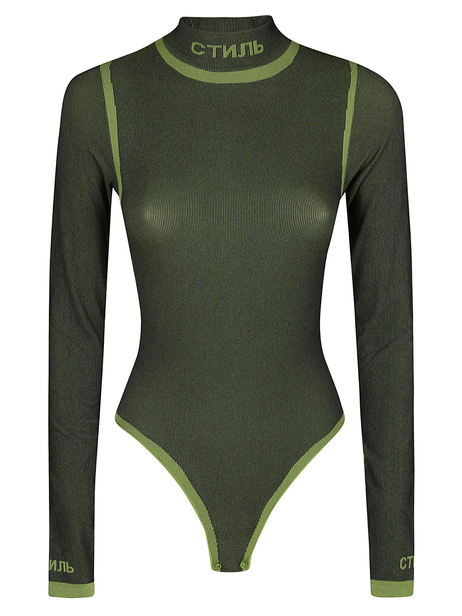 Heron Preston Army Green Bodysuit