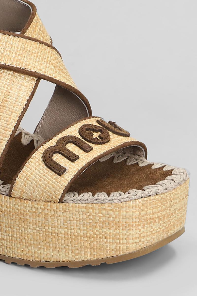 Mou Platform Sandals in Metallic | Lyst