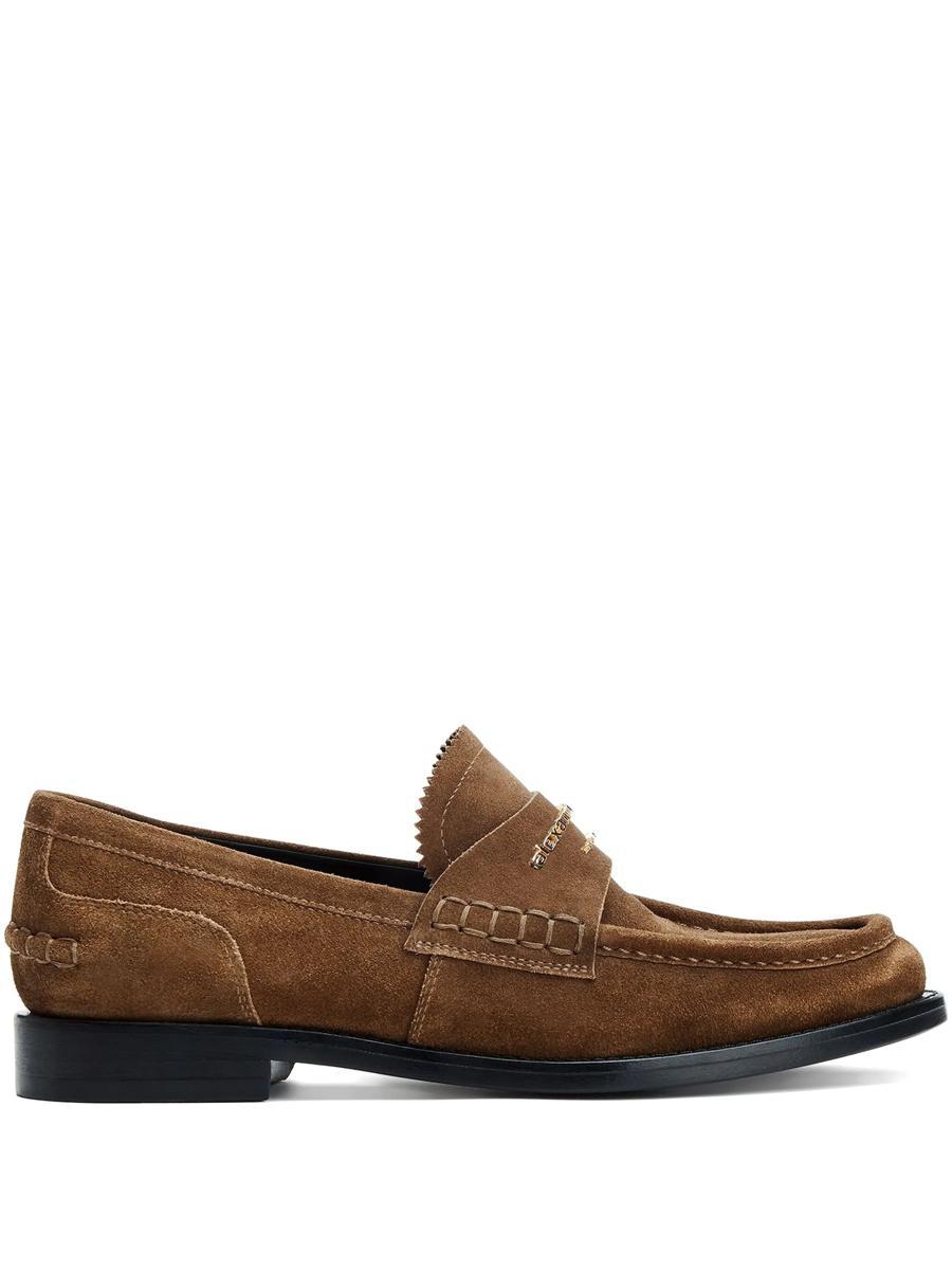 ローファー・オックスフォード Alexander Wang Khaki suede Carson loafers (30325F004 105) Alexander Wang Khaki Suede Carson Loafers | italist, ALWAYS