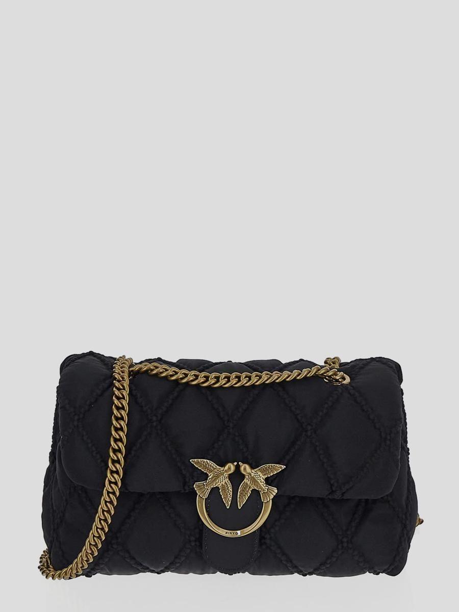 Pinko Classic Love Bag Puff Rhombus in Black Lyst