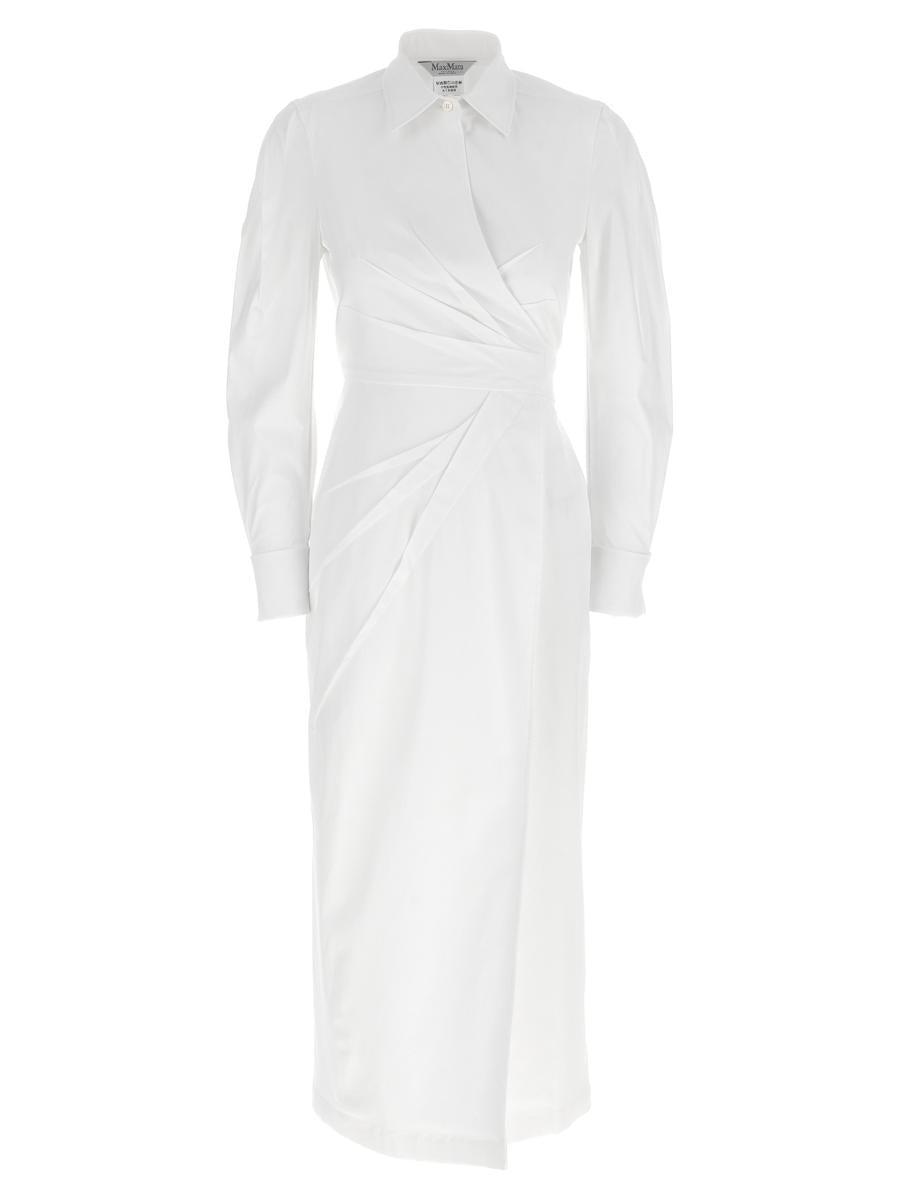 【送料&関税込】Max Mara Balzac Dress Max Mara White shirt dress in cotton twill | TheDoubleF