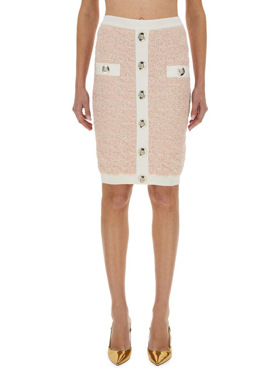 Balmain Knee-length skirts for Women | Online Sale up to 65