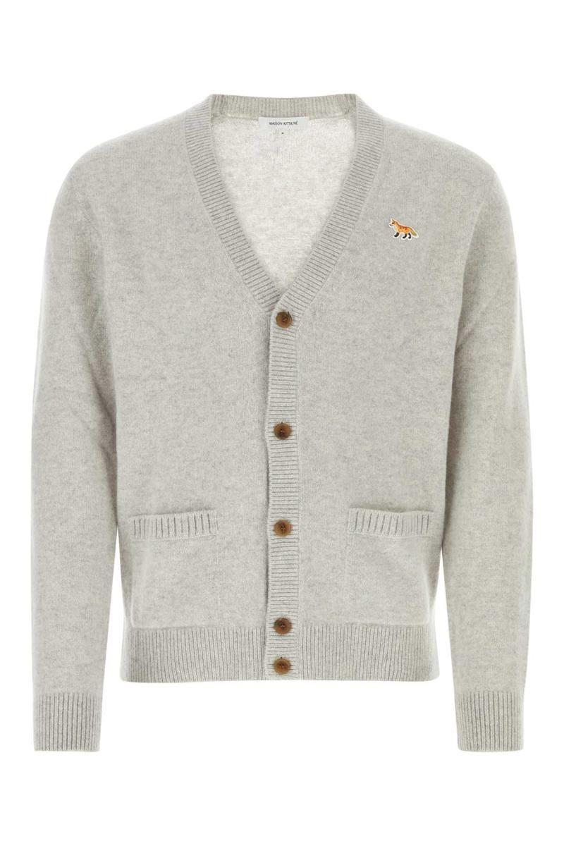 Maison Kitsun Maison Kitsune Knitwear in Gray for Men Lyst