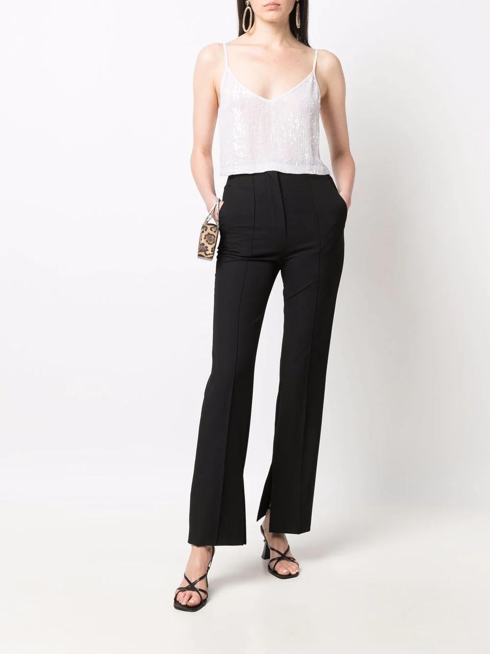 P.A.R.O.S.H. Sequin-embellished Cropped 