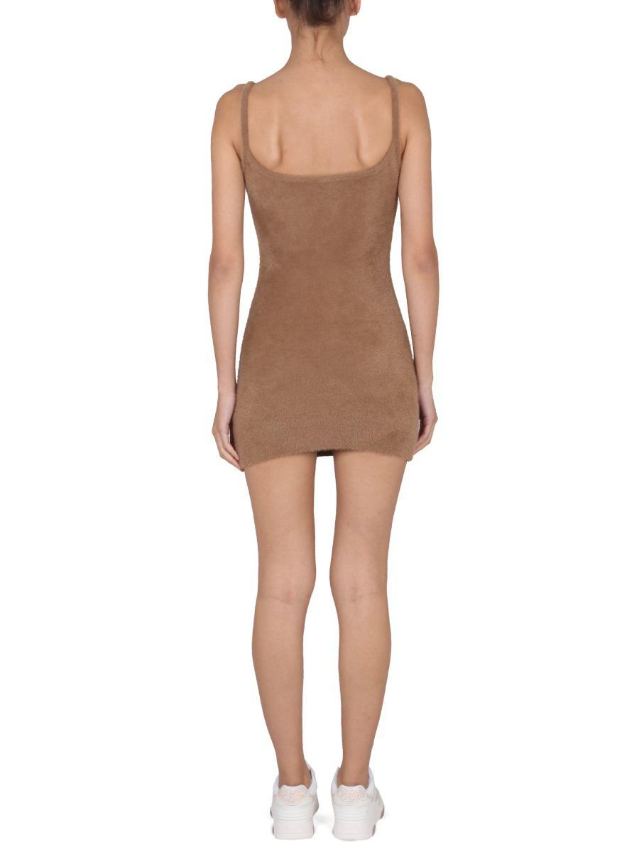 ワンピース OFF-WHITE MINI DRESS WITH LOGO LXXWMxBH Summer Mini Dresses for Women 2024 White Off