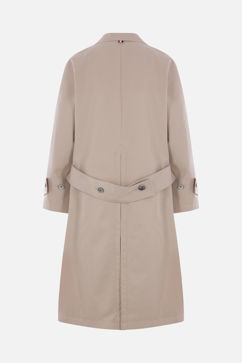 コート THOM BROWNE LONG COAT Thom Browne Unstructured Wool Blend Twill Trench Coat
