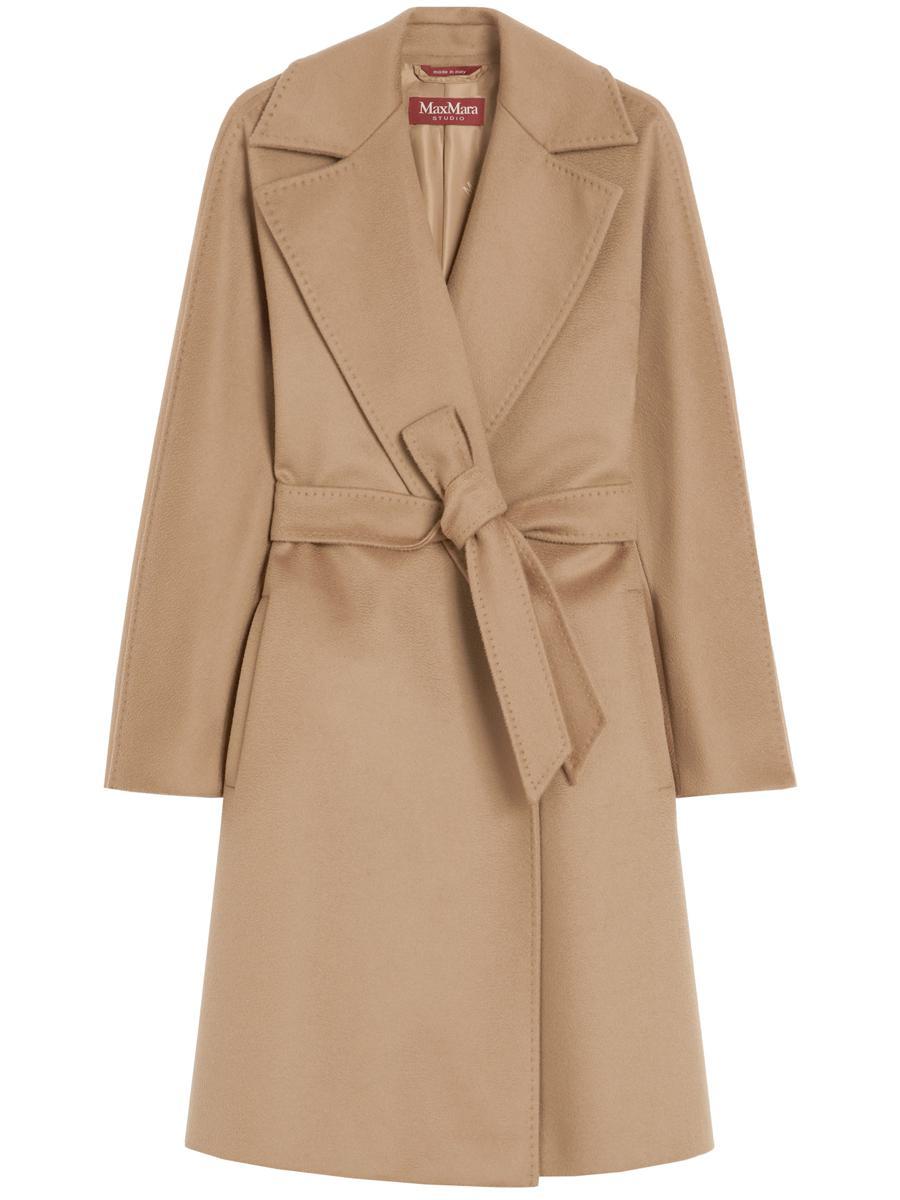 コート Max Mara Studio Camel wool Dravenna coat Max Mara Studio - Dravenna wool coat Camel - The Corner