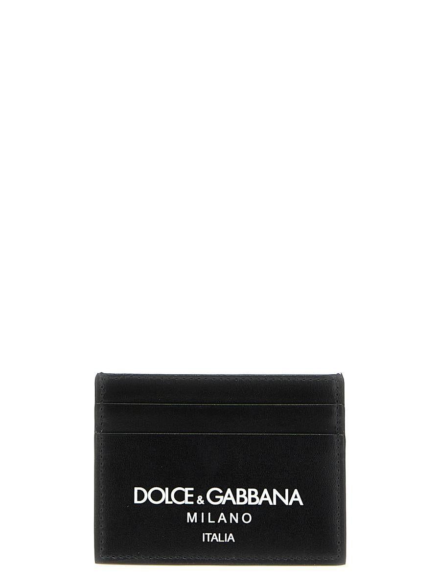 Dolce & Gabbana Logo-plaque Cardholder in Black for Men