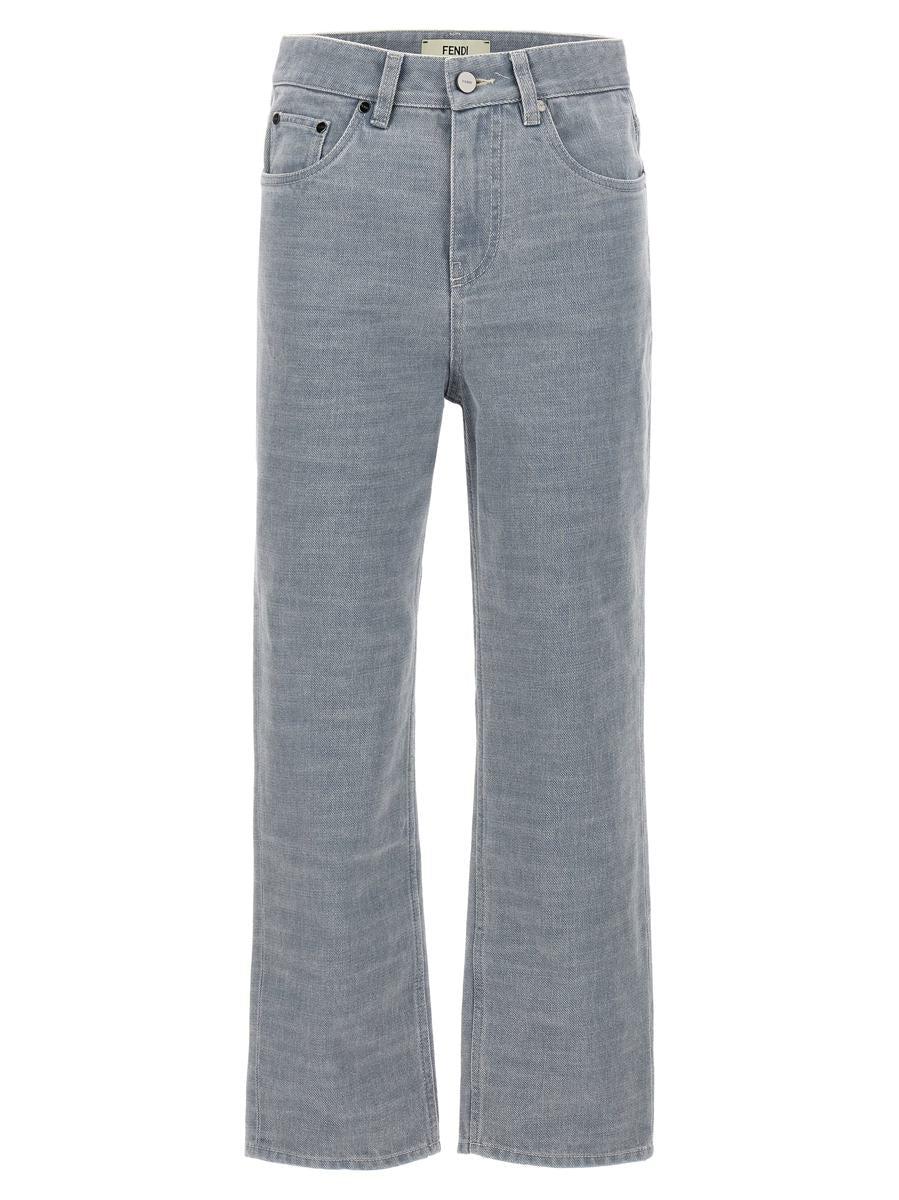 デニム・ジーパン FENDI 'Go-To' jeans Gray Fendi 'Go-To' Jeans in Gray | Lyst