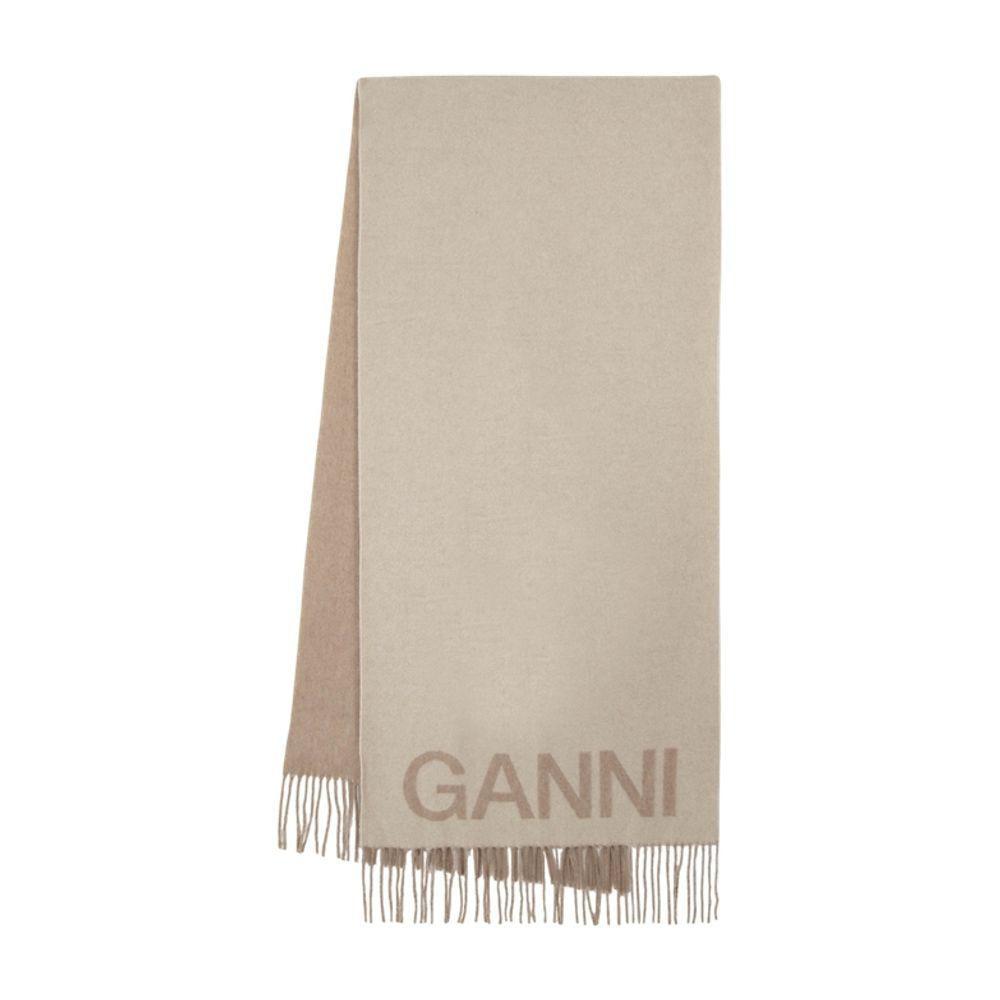 スカーフ GANNI Woman Scarf Beige A3909 135 GANNI: Neck scarf woman - Beige | Ganni scarf A3909 online