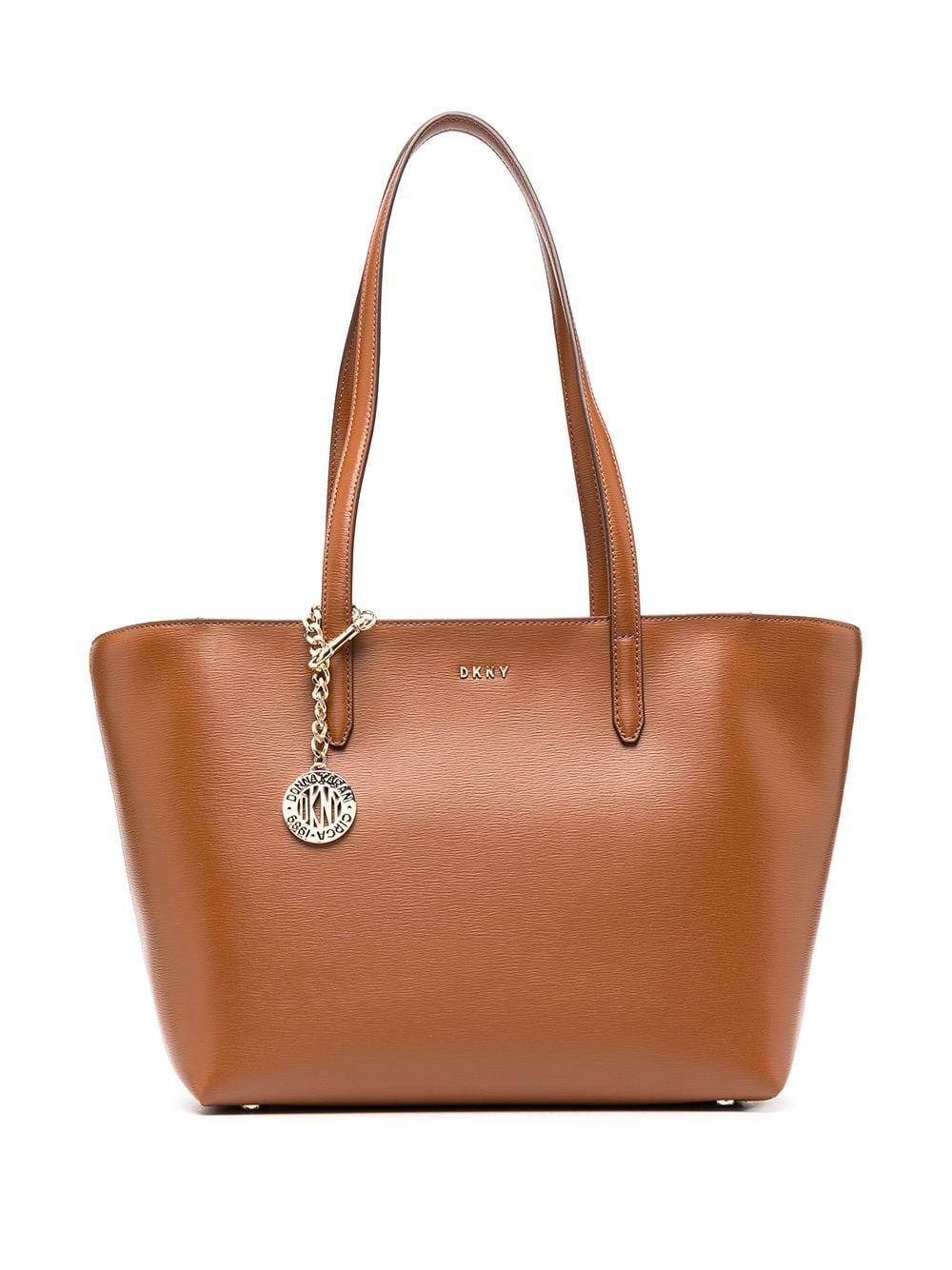 DKNY Leather Bryant Tote Bag in Brown - Save 22% - Lyst