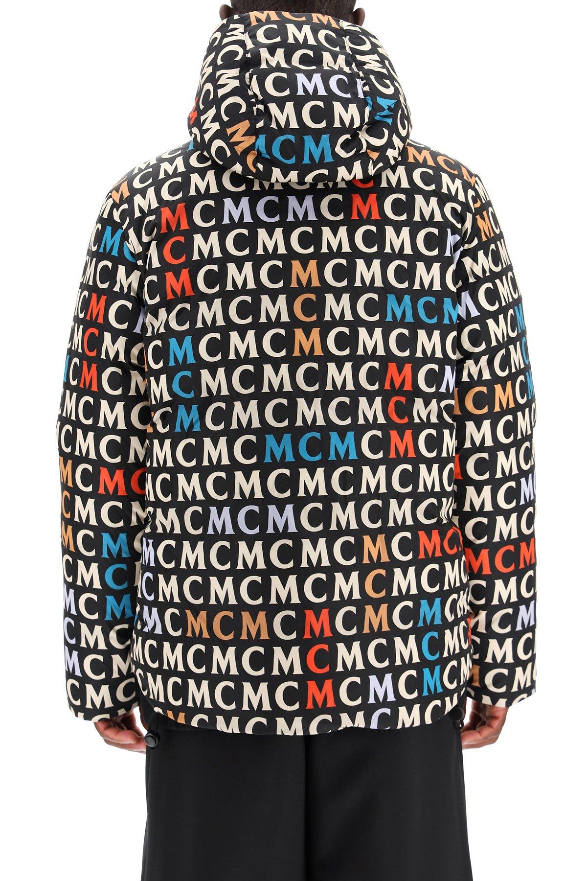 MCM Monogram Print Puffer Jacket in Regenerated Nylon