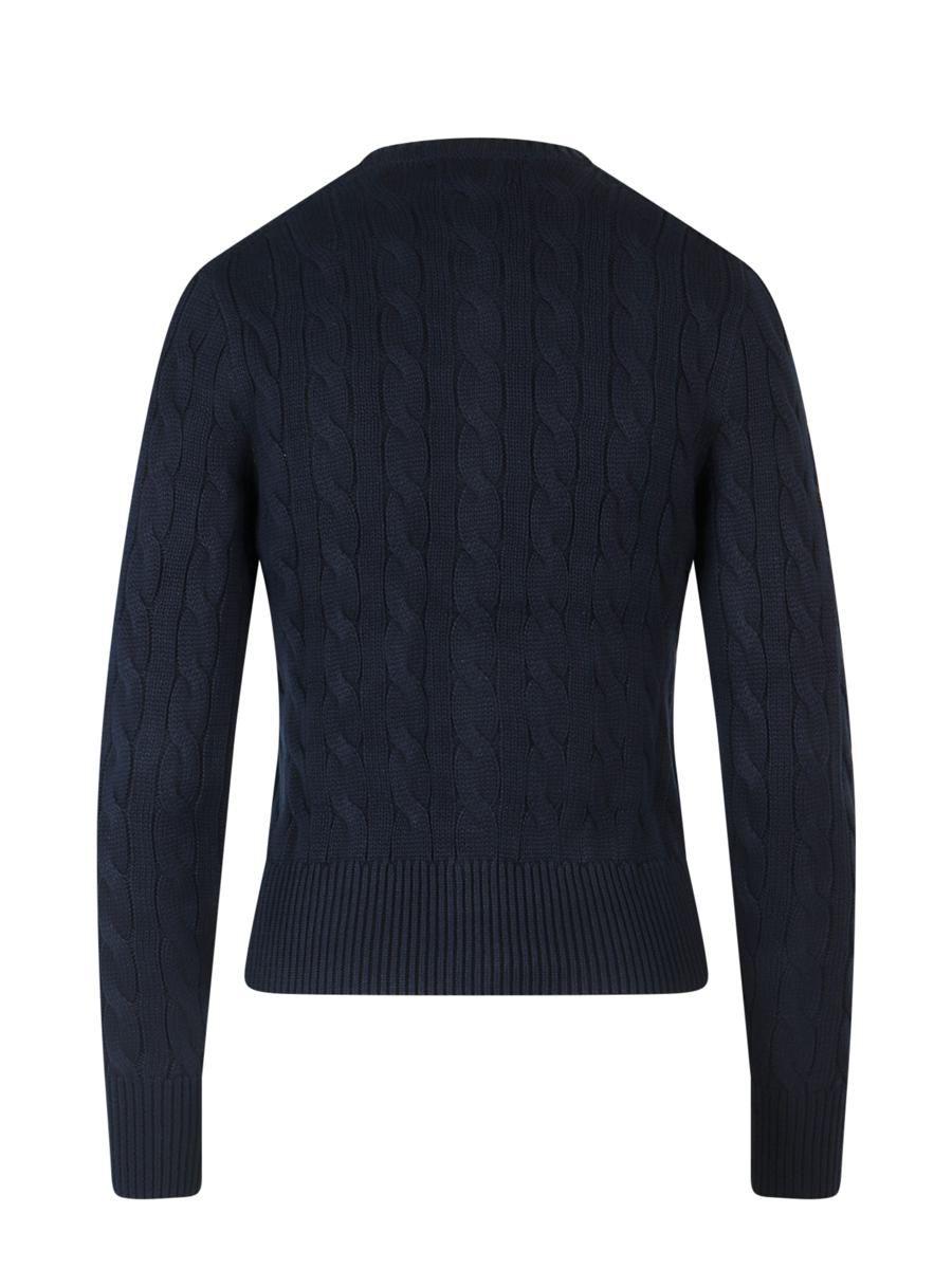 Polo Ralph Lauren Cable-knit Cardigan in Blue | Lyst