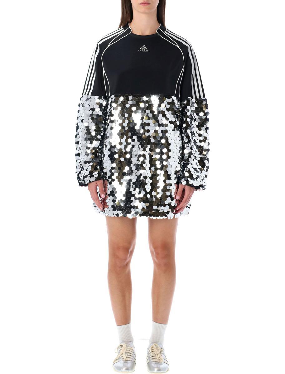 adidas Originals Adilenium Mini Dress in Black | Lyst