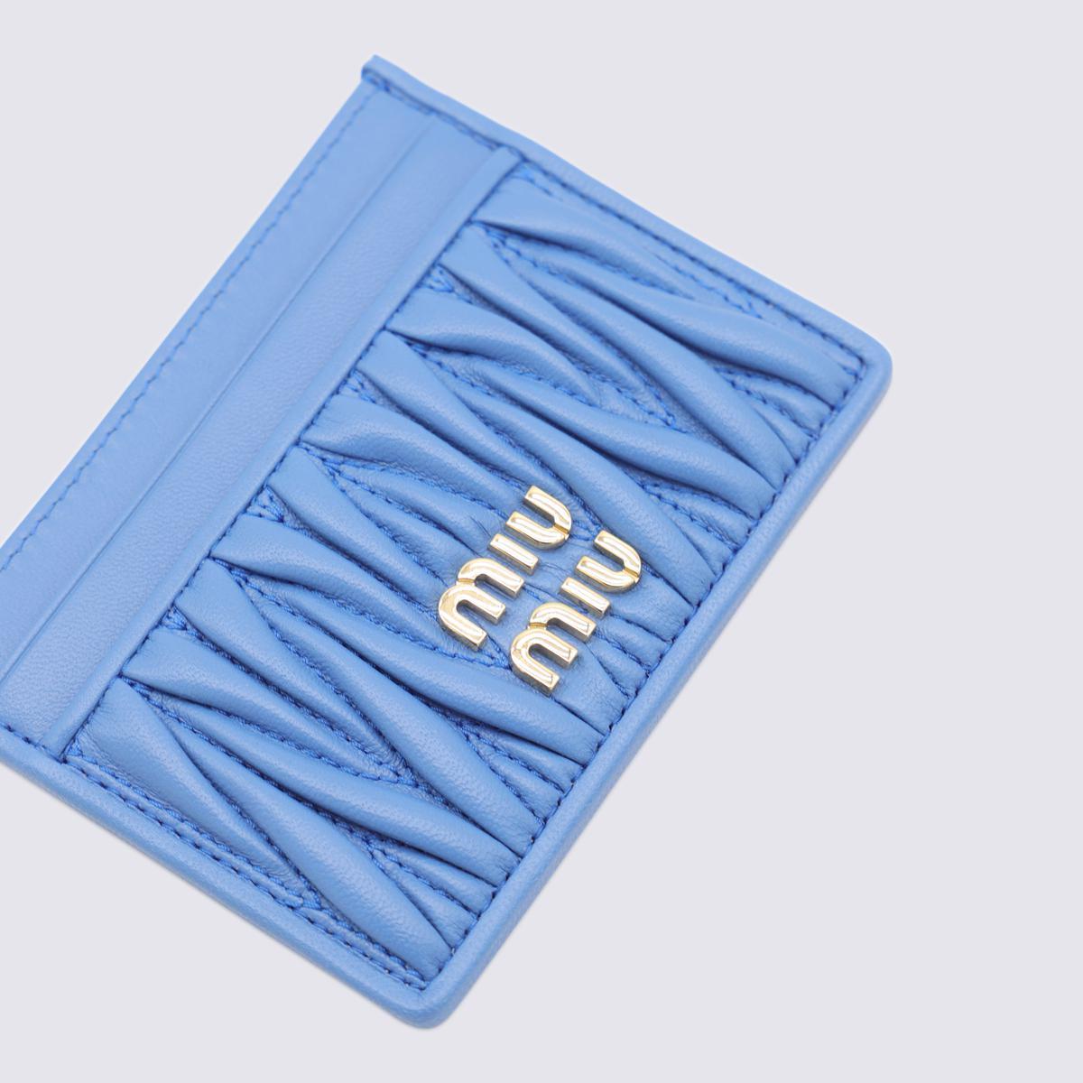 カードケース・名刺入れ MIU MIU LIGHT BLUE LEATHER CARD HOLDER s-l400.jpg