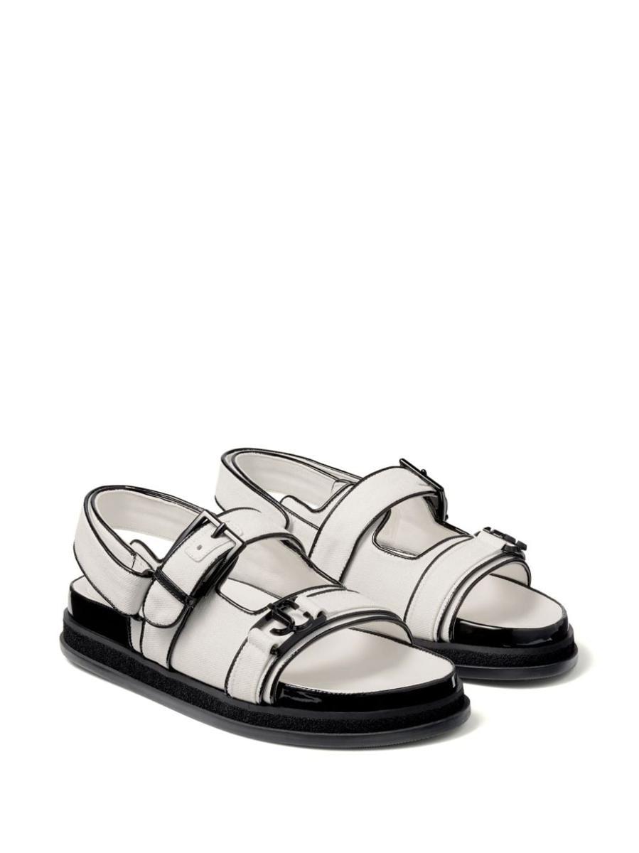 SALE!!Jimmy Choo★ELYN FLAT The Jelly |Black Jelly Ballerina Flats with Crystal
