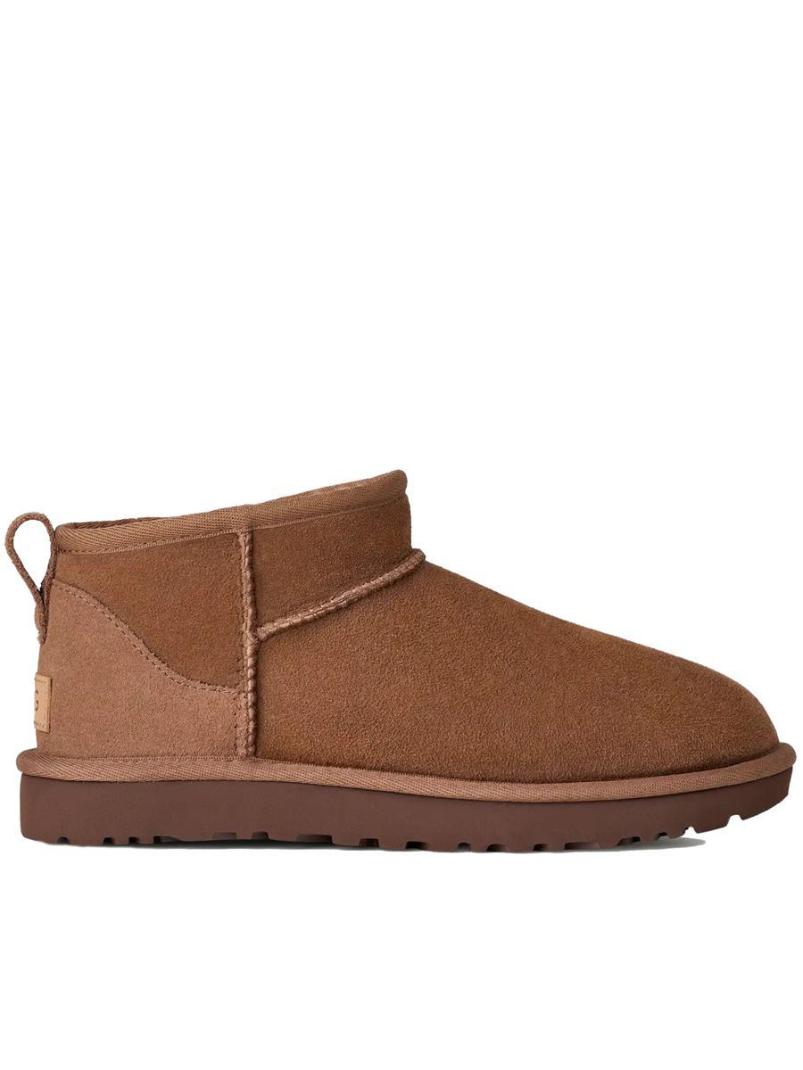 UGG Classic ultra mini suede ankle boots ショートブーツ Classic Ultra Mini New Heights suede boots in black - UGG