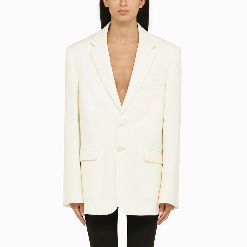 Wardrobe NYC Oversize Blazer in White Lyst