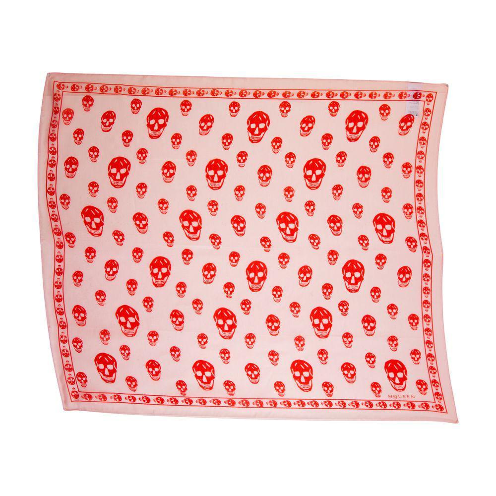 スカーフ Alexander McQueen SCARF LOGO MOHAIR 38X200 Alexander Mcqueen Scarf Logo Mohair 38x200 Scarves Black
