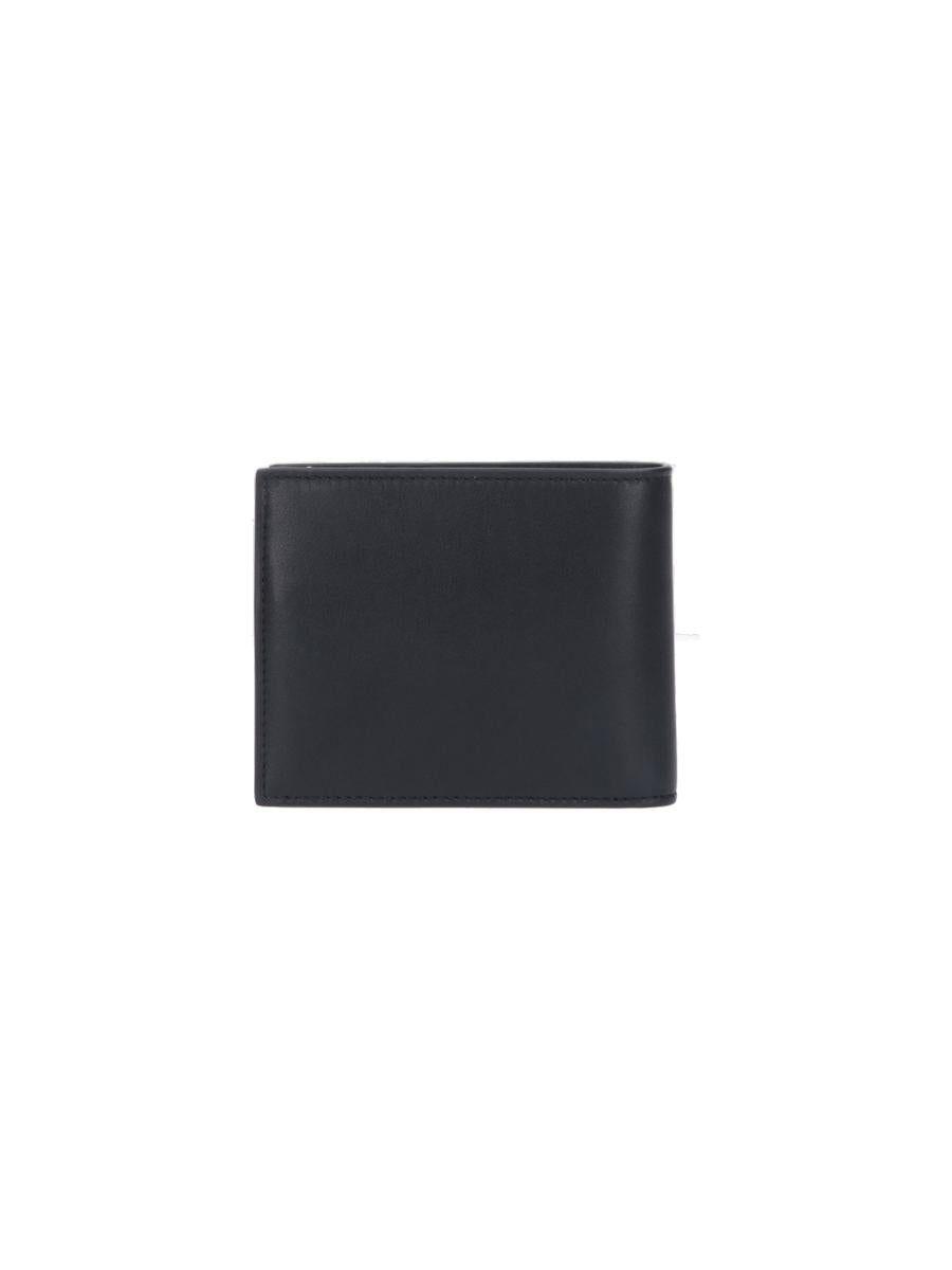 OFF-WHITE “For Money” black leather bifold wallet with zip compartment  limited edition Virgil Abloh design (with box)