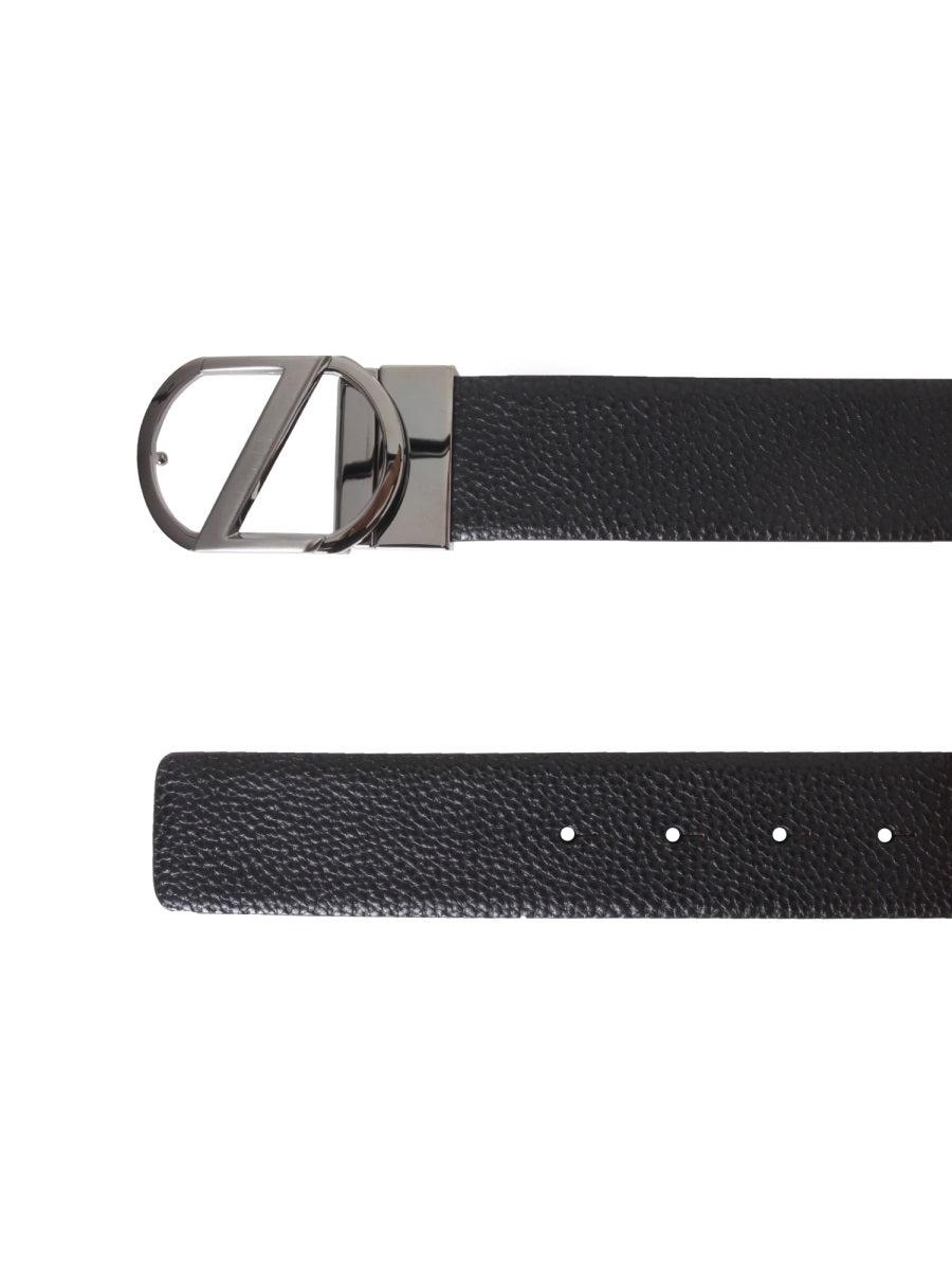 Z Zegna Reversible Leather Belt in Black for Men - Lyst