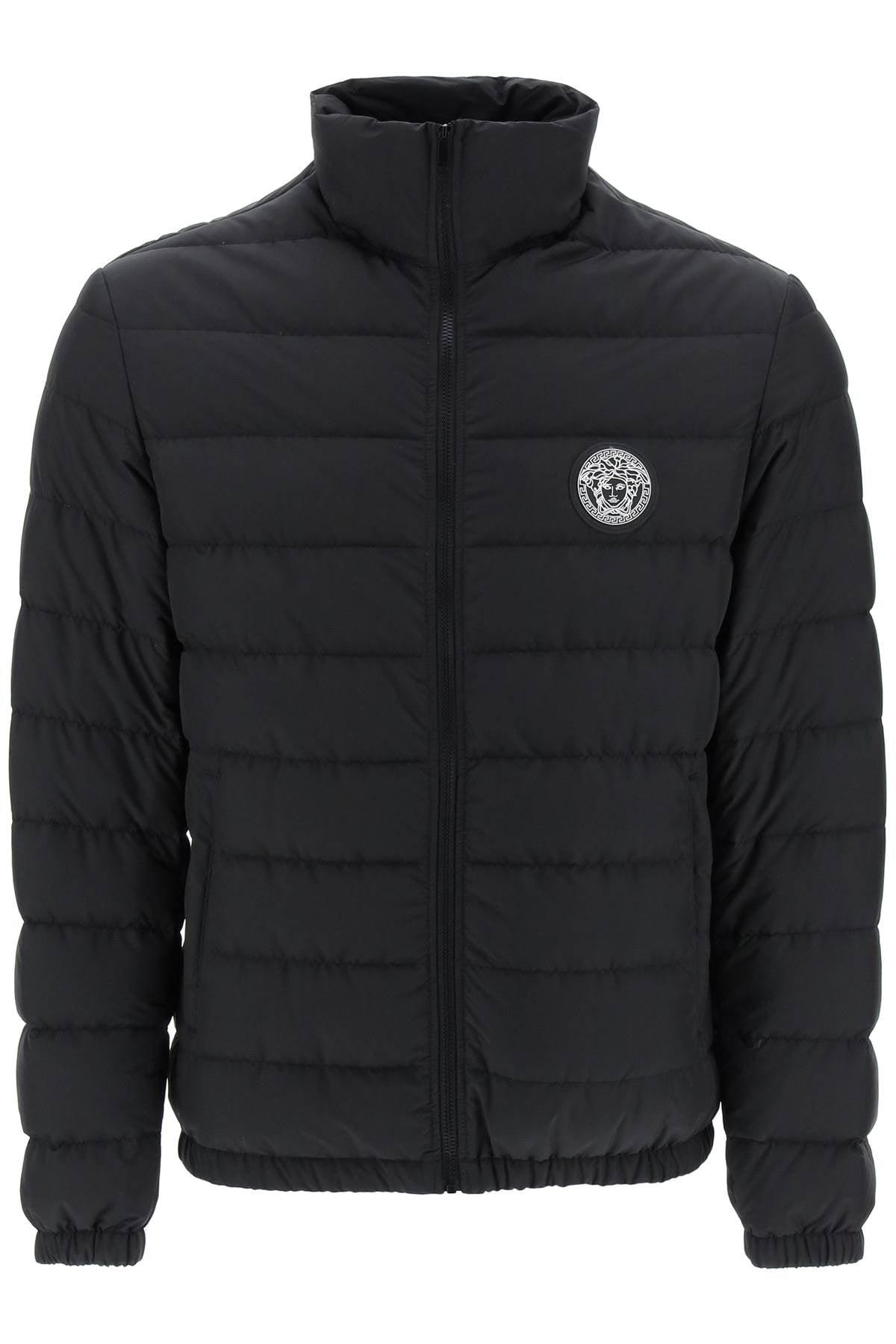 Versace Goose Medusa Light Down Jacket In Black For Men | Lyst Canada