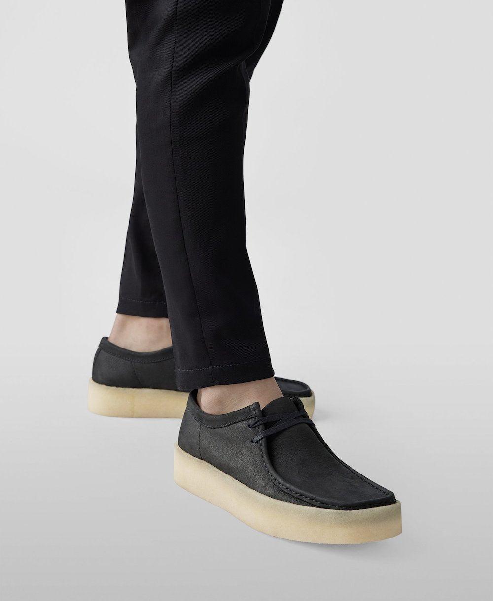 Clarks Wallabee Cup Lace-up Shoes in Black for Men - Save 34% | Lyst