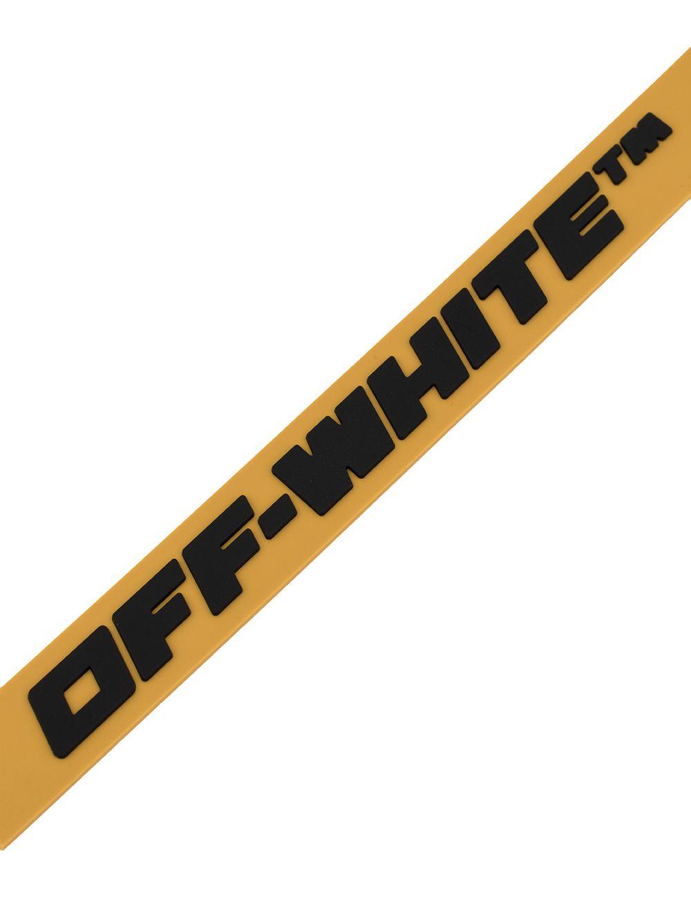 Off-White c/o Virgil Abloh Yellow Rubber 2.0 Industrial Bracelet ...