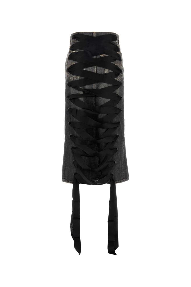 【バレンシアガ】 Skirts - Fitted Skirts スカート Women's Cut Off Brief Skirt in Black Faded | Balenciaga US