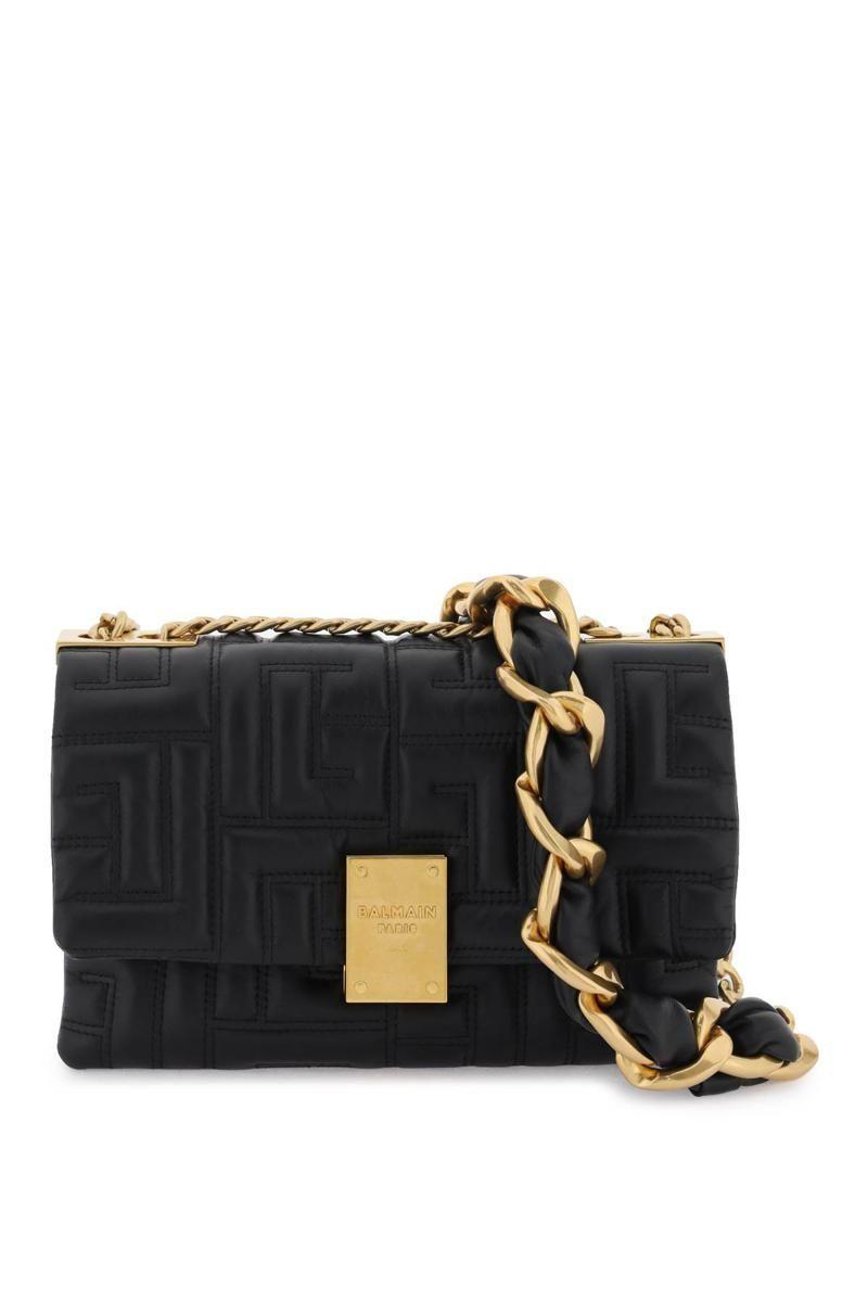 Balmain '1945' Soft Quilted Leather Crossbody Bag in Black Lyst