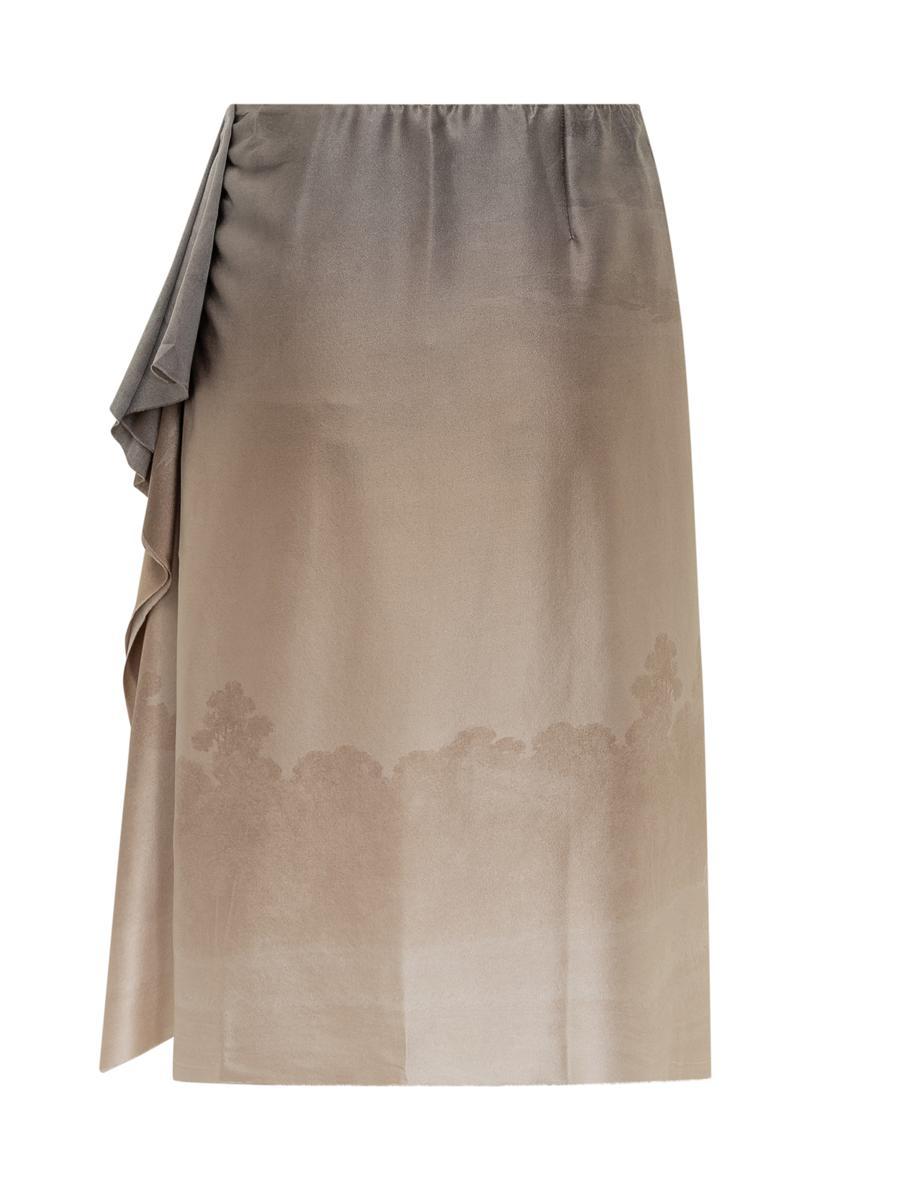 スカート PIERRE LOUIS MASCIA SKIRT ADASTRGUM ADASTRGUM Skirt Silk in SAND | Pierre-Louis Mascia®