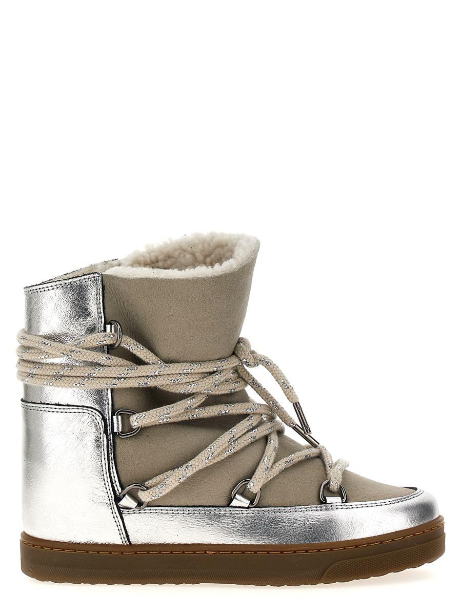Isabel Marant Nowles Boots Ankle Boots in Metallic Lyst Canada