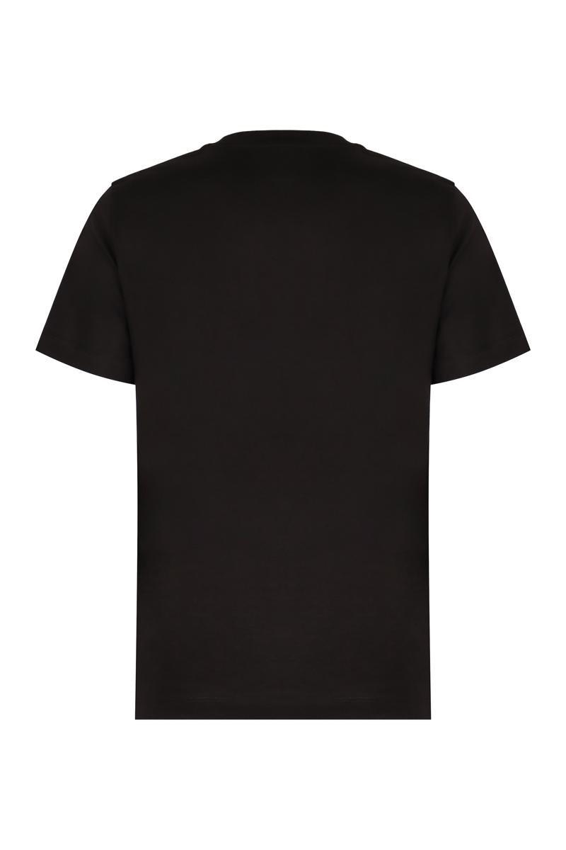 Elisabetta Franchi Viscose T-Shirt in Black | Lyst