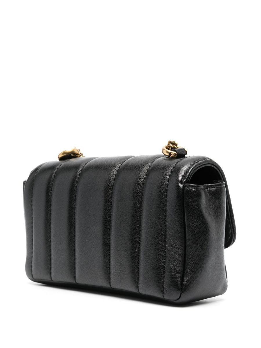 Tory Burch Kira Mini Leather Shoulder Bag in Black | Lyst