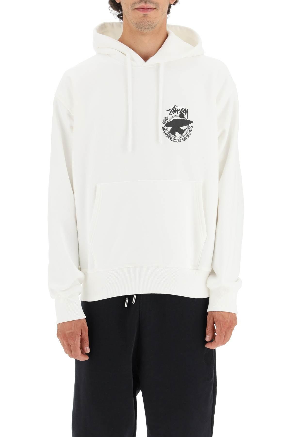 Stussy Beach Roots Hoodie in White for Men | Lyst