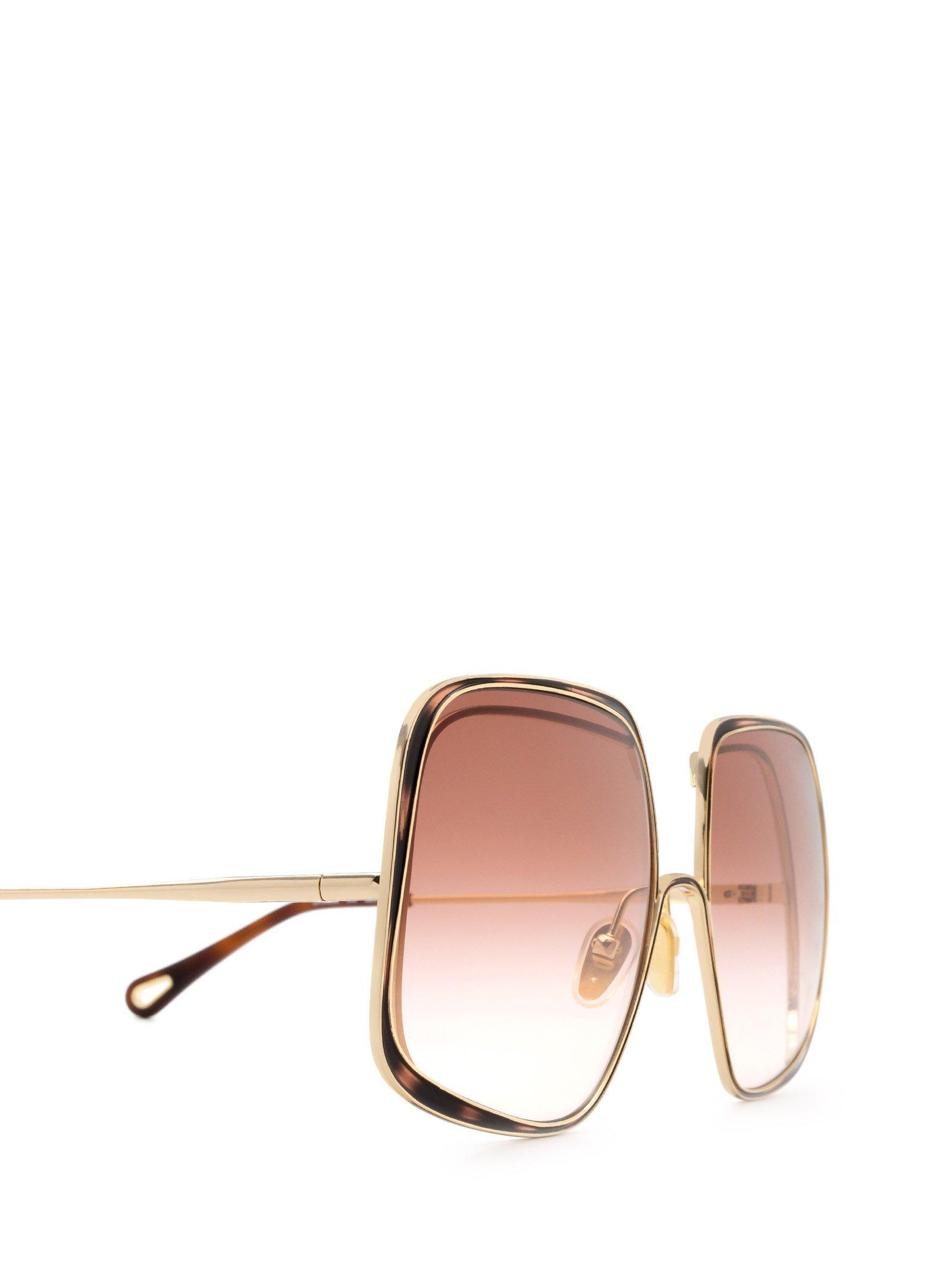 Chloé É Chlsce166sl742585817 Other Materials Sunglasses in Brown - Save 25% Womens Sunglasses Chloé Sunglasses Pink 