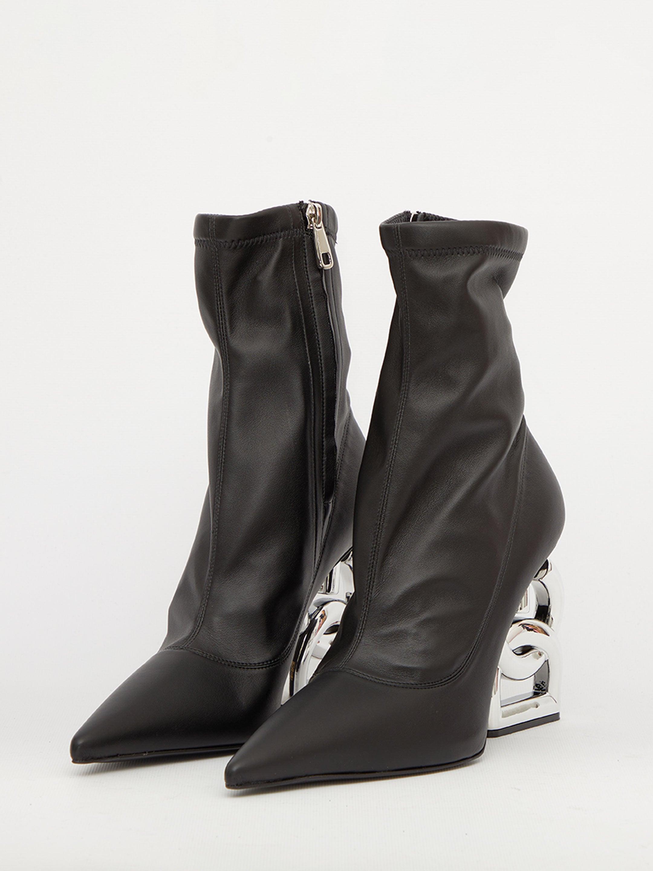 Dolce & Gabbana Dg Pop Ankle Boots in Black | Lyst