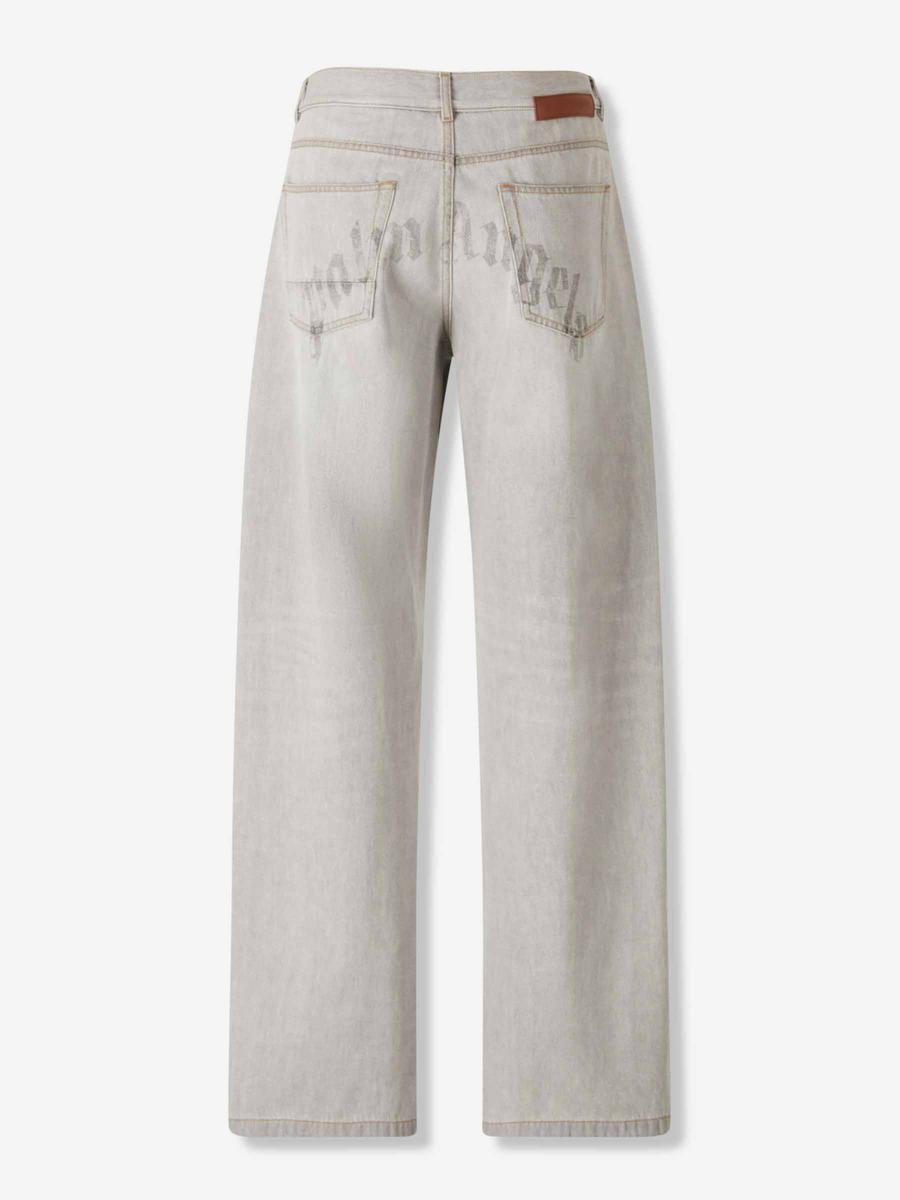 デニム・ジーパン PALM ANGELS Woman Jeans White PWYB032R24DEN003 0303 PMYA030E23DEN004_4010-