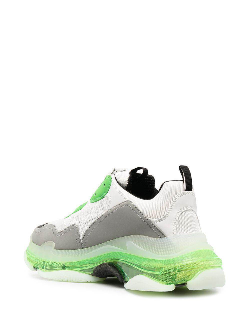 Balenciaga Sneakers White in Green for Men | Lyst