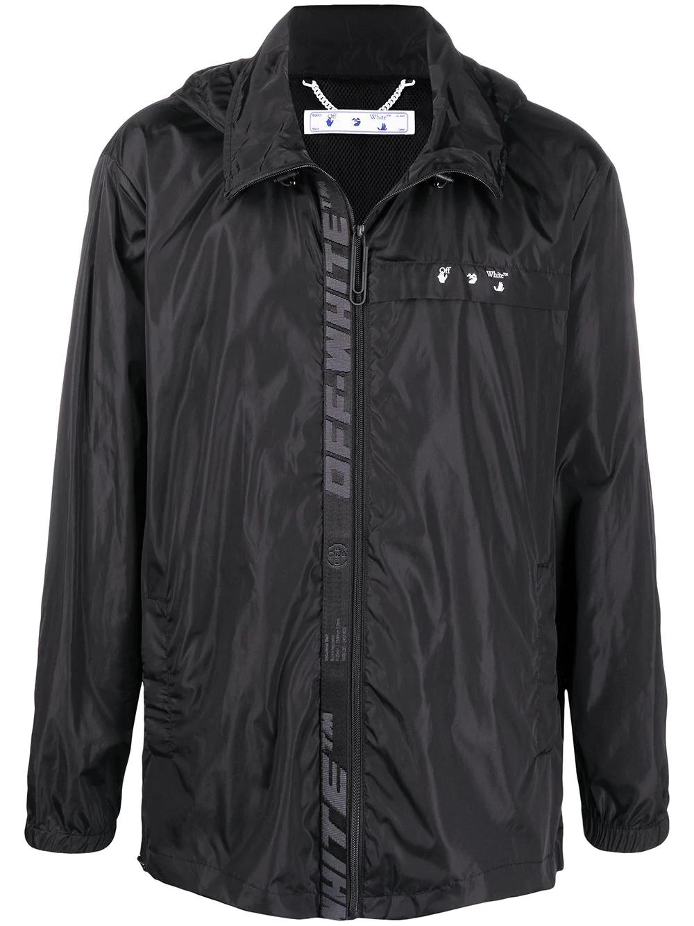 UNFINISHED RAINCOAT in black | Off-White™ Official US